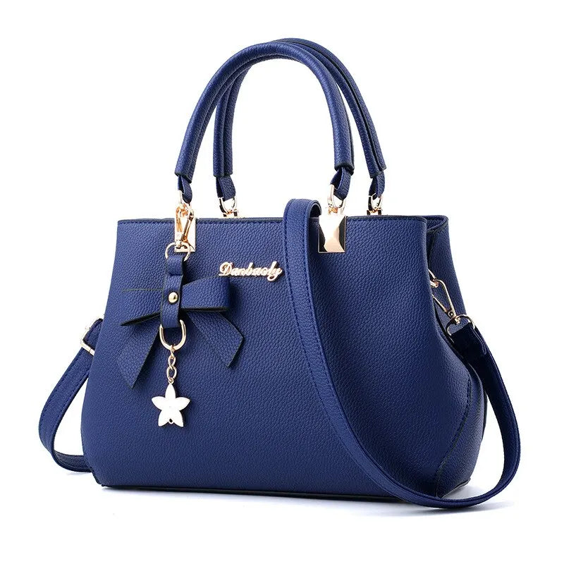Fashion Solid Color With Bow One Shoulder Bag