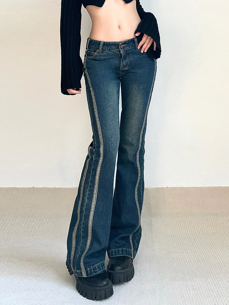 Rockmore Vintage Jeans for Women aesthetic Low Rise