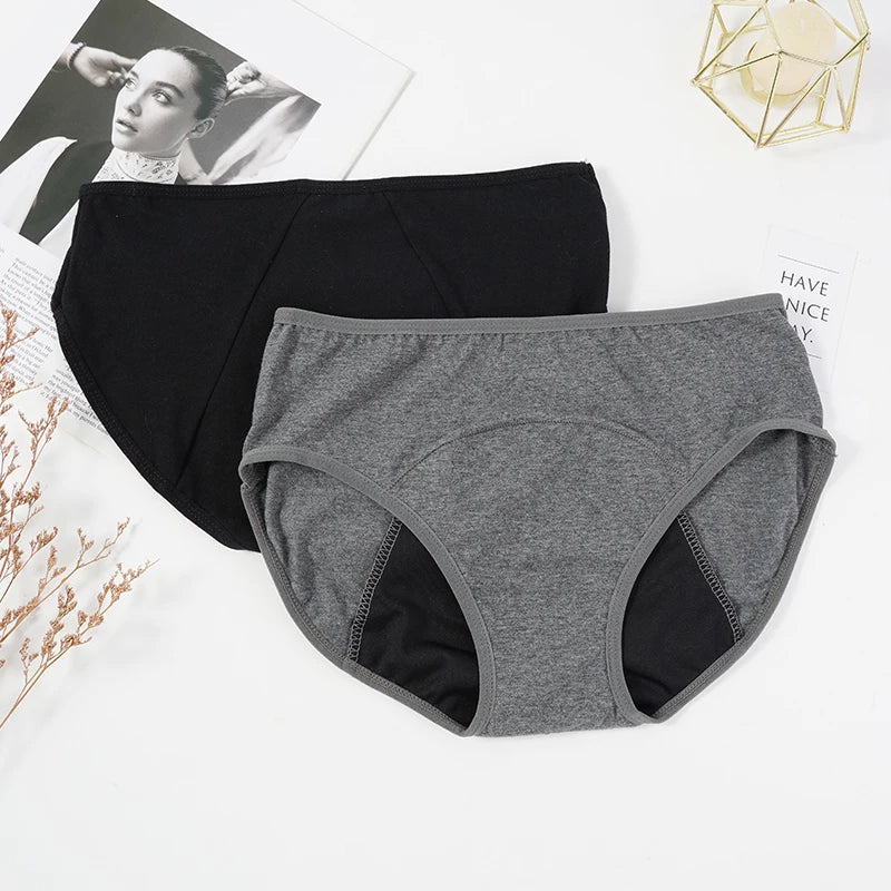 3PCS Menstrual Panties Physiological Pants Women Underwear