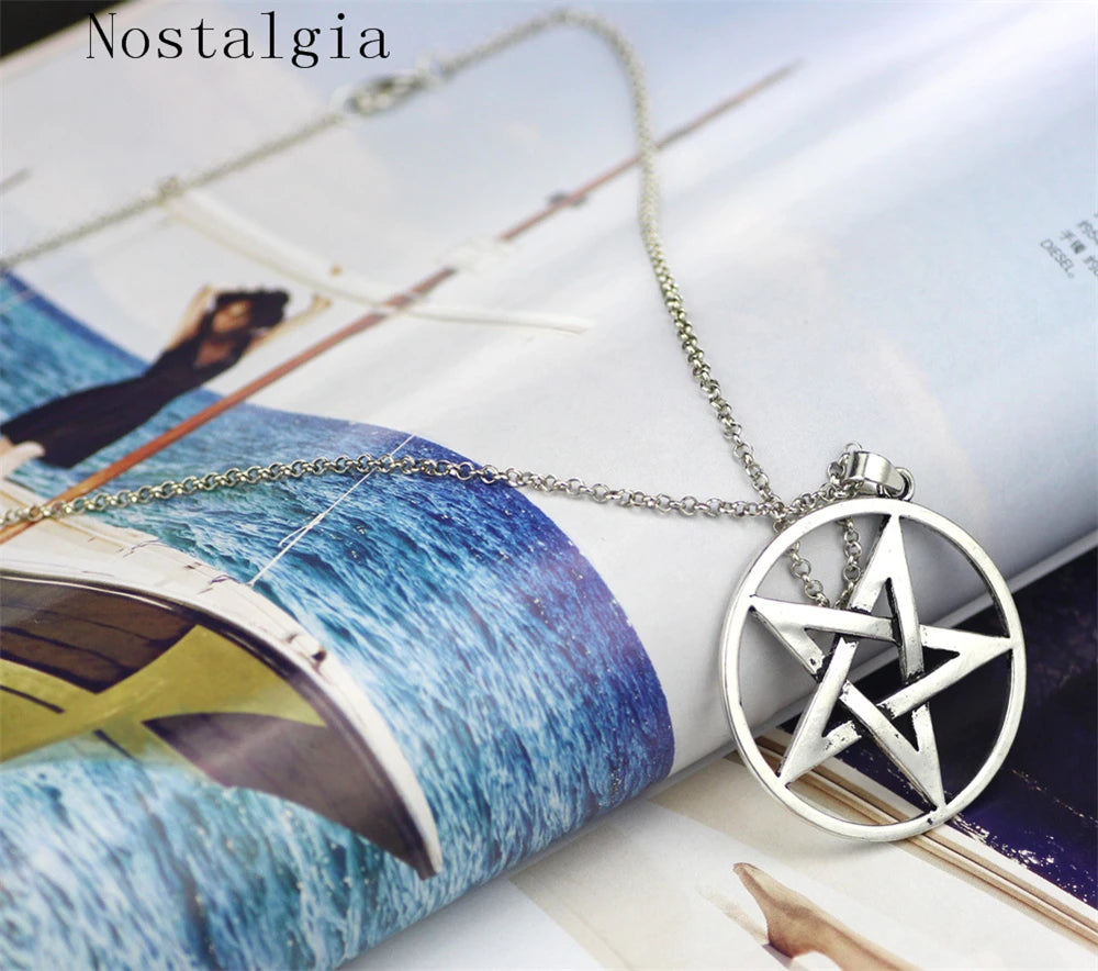 Fashion Necklace Accessories Hollow Out Five-pointed Star