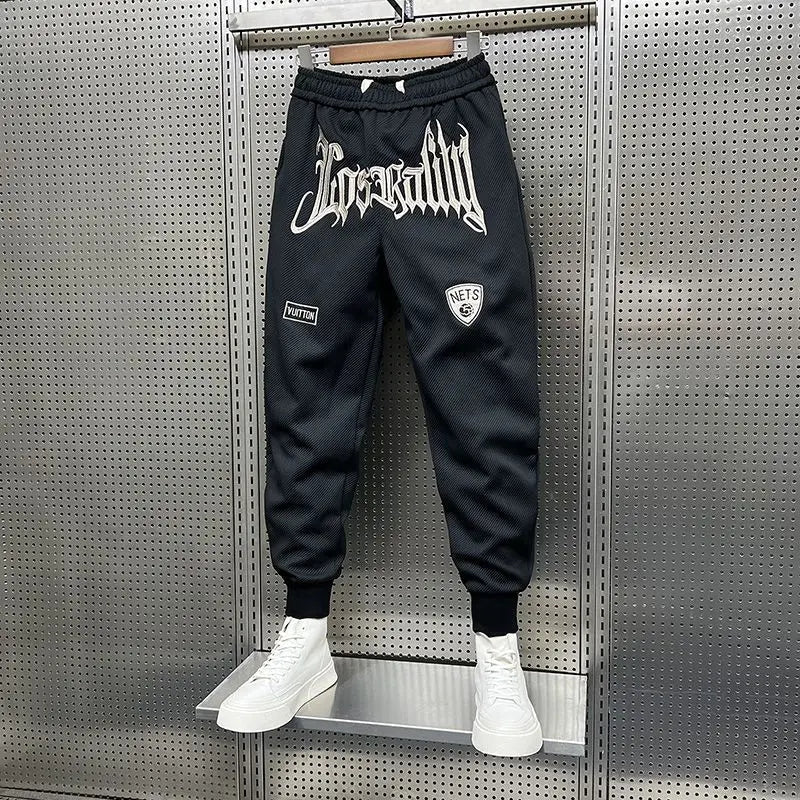 Hip-hop Harem Pant Men Embroidered Harajuku Baggy Joggers