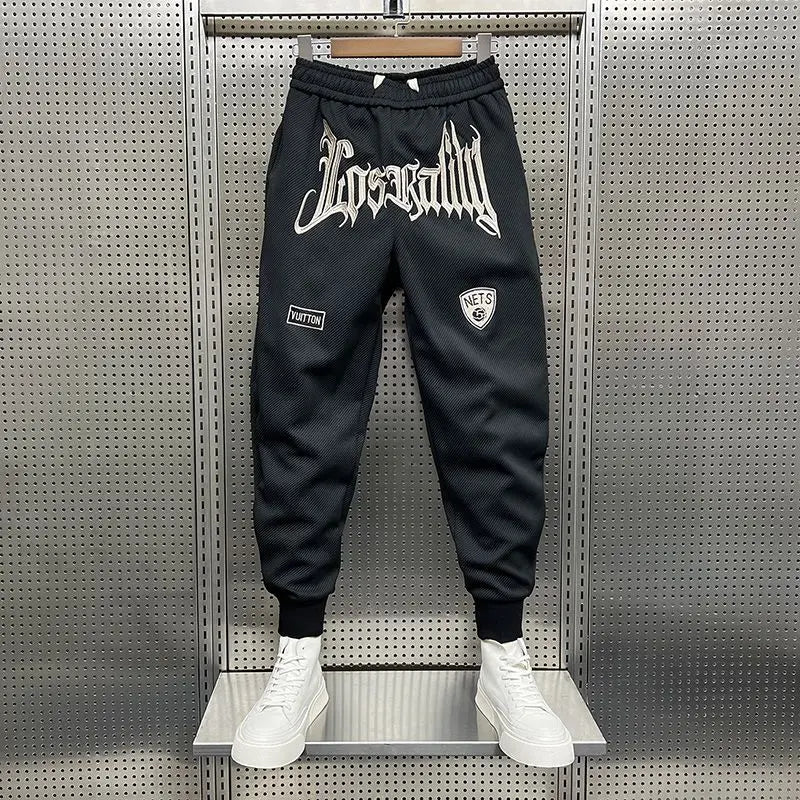 Hip-hop Harem Pant Men Embroidered Harajuku Baggy Joggers