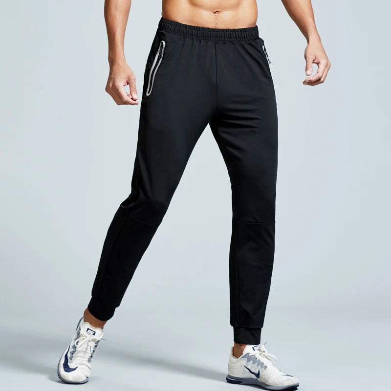 Running Pants Men Quick Dry Jogging Gym Sportswear Reflective