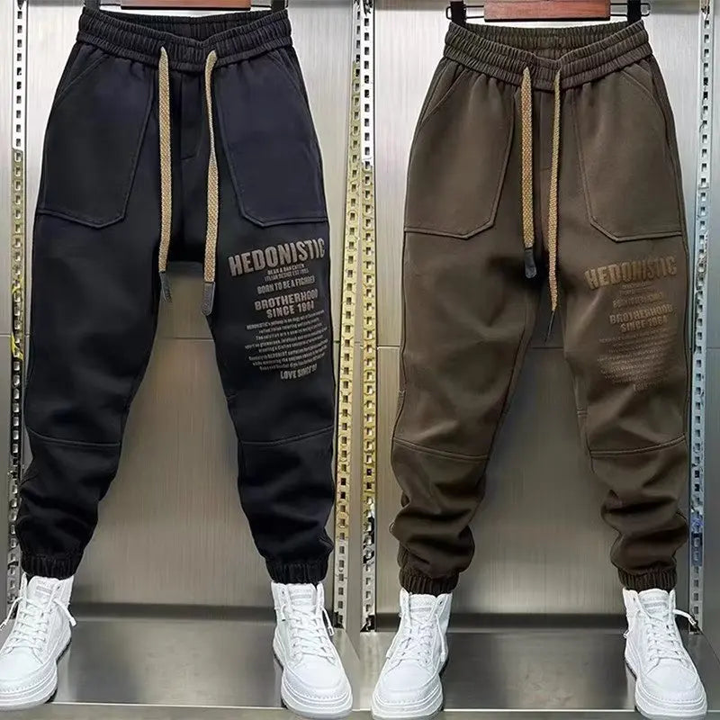 Casual Cargo Pants For Men Korean Fashion Trousers Baggy Sweatpants