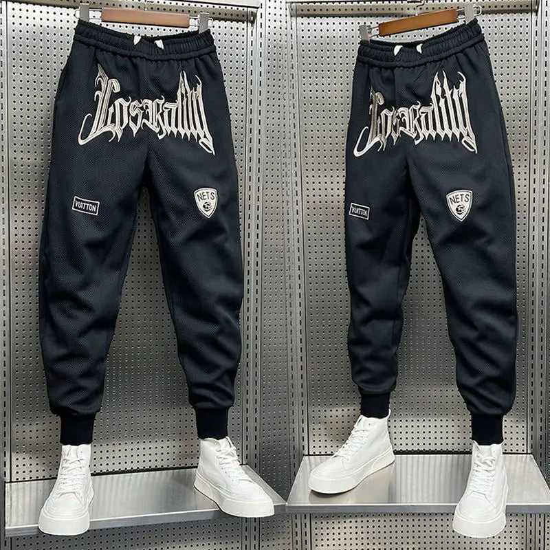 Hip-hop Harem Pant Men Embroidered Harajuku Baggy Joggers