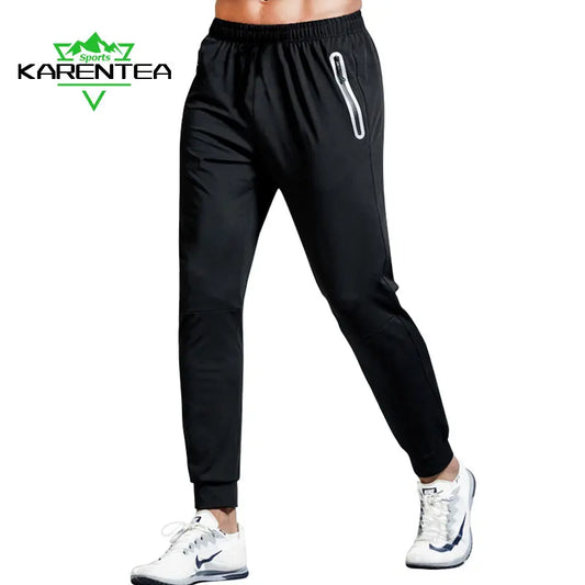 Running Pants Men Quick Dry Jogging Gym Sportswear Reflective